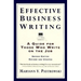 Effective Business Writing: Strategies, Suggestions and Examples