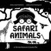 I See Safari Animals: Bilingual (English / French) (Anglais / Français) A Newborn Black & White Baby Book (High-Contrast Design & Patterns) (Giraffe,