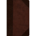 ESV Large Print Compact Bible, Red Letter (Trutone, Brown/Walnut, Portfolio Design)