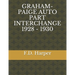 Graham-Paige Auto Part Interchange 1928 - 1930