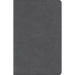 CSB Thinline Bible, Charcoal Leathertouch
