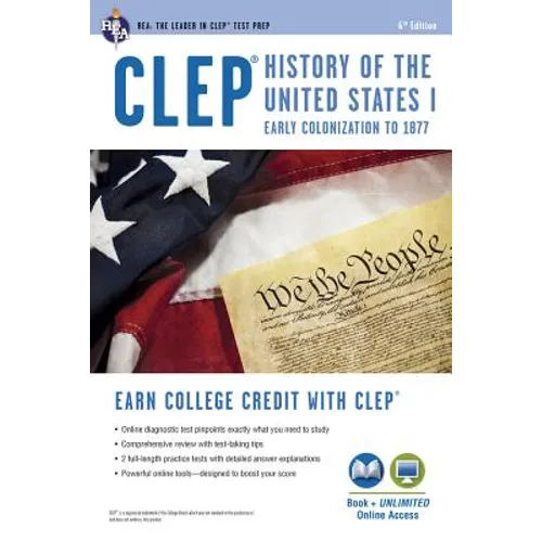 Clep(r) History of the U.S. I Book + Online
