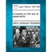 A treatise on the law of easements.