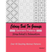 Coloring Books For Grownups Geometric Patterns: Stress Relief & Relaxation: Over 40 Dazzling Abstract Patterns