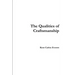 The Qualities of Craftsmanship