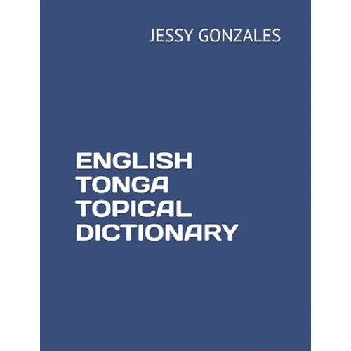English Tonga Topical Dictionary