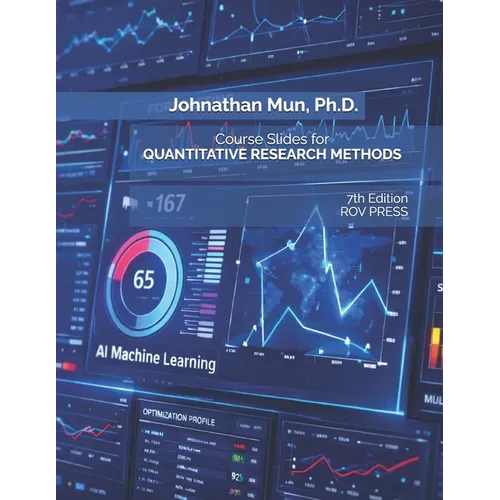 Course Slides for Quantitative Research Methods Using Risk Simulator and ROV BizStats Software: Applying Econometrics, Multivariate Regression, Parame