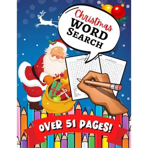 Christmas Word Search: A Fun Learning Activity Game Book For Kids & Toddlers