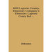 1899 Laporte County, Directory Company'S Directory Laporte Conty Ind...