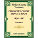 Bledsoe County, Tennessee Chancery Court Minute Book, 1836-1847, Volume II