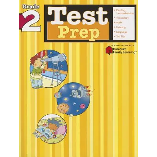 Test Prep: Grade 2 (Flash Kids Harcourt Family Learning)