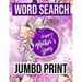 Word Search: Happy Mother's Day Jumbo Print: Word Search Puzzle Book / Jumbo LARGE PRINT (Word Search Books ) Gift Idea with pink Cover