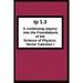 tp1.3 A continuing inquiry into the Foundations of the Science of Physics: Vector Calculus I