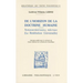 Gottfried Wilhelm Leibniz: de l'Horizon de la Doctrine Humaine La Restitution Universelle