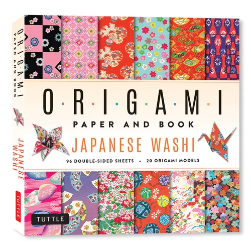Japanese Washi Origami Paper and Book: 20 Easy Models with 96 High Quality Folding Sheets (Double-Sided)
