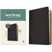 NLT Super Giant Print Bible, Filament Enabled (Genuine Leather, Black, Red Letter)