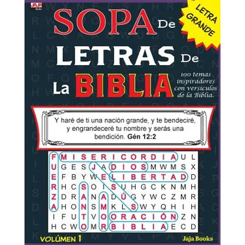 SOPA de LETRAS de la BIBLIA, Volúmen 1
