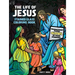 The Life of Jesus Stained Glass Coloring Book