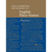 The Cambridge Dictionary of English Place-Names: Based on the Collections of the English Place-Name Society