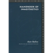 Handbook of Inaesthetics