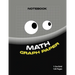 Math graph paper ( Black edition ): 1cm Grid maths book ( Color: black 120 pages )